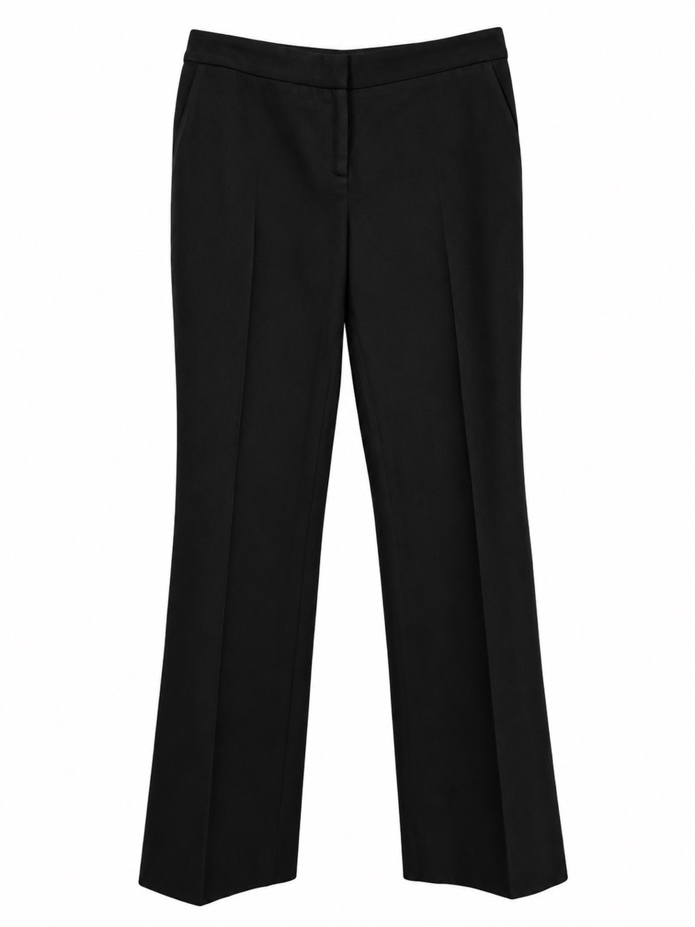 Versace Black Tailored Flare Trousers Pants IT 40 US 4 Made in Italy